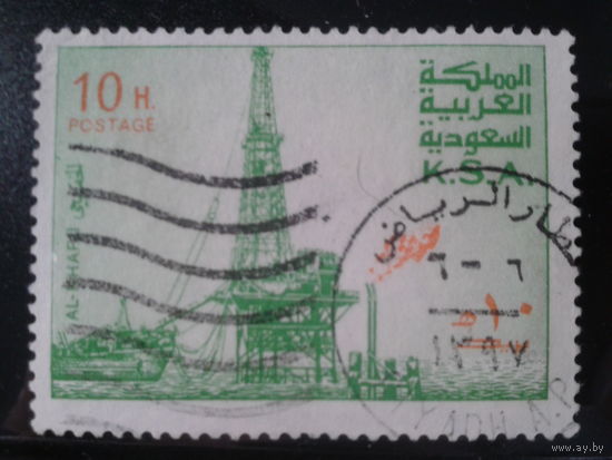 Саудовская Аравия, 1976. Морская нефтяная вышка