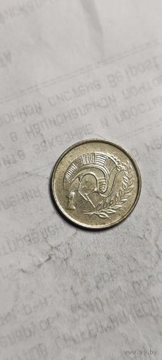 Кипр 1 цент 1991