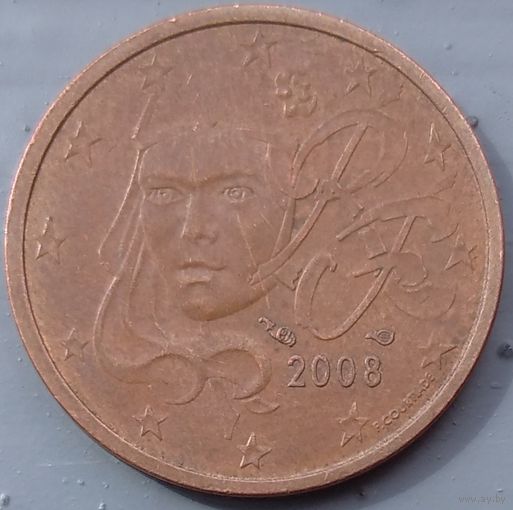 Франция 2 евроцента 2008. Возможен обмен