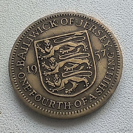 Джерси 1/4 Шиллинга, 1957 6-4-31