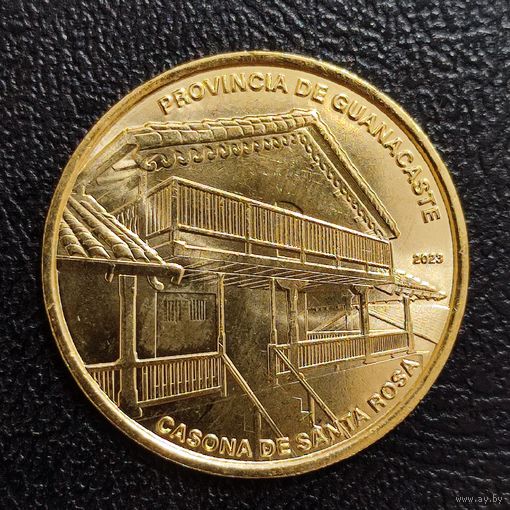 Коста-Рика 25 колонов 2023 (2025) г. Провинция Гуанакасте здание Касона де Санта Роза