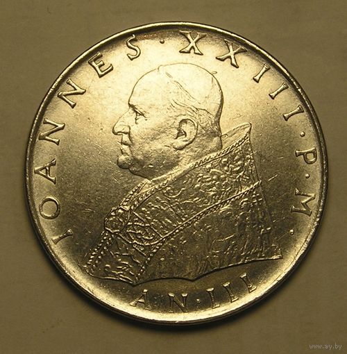 Ватикан 100 Лир 1961 IOANNES XXIII