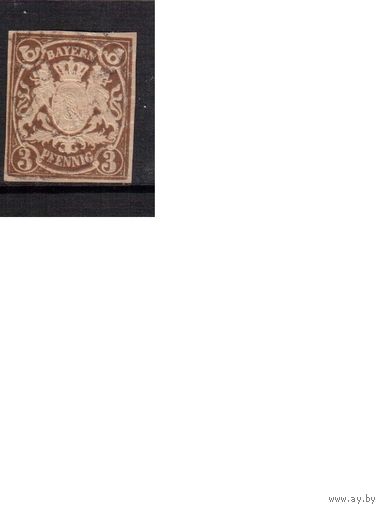 Германия(Бавария)-1910,(Мих.)  *  , вырезка с конверта
