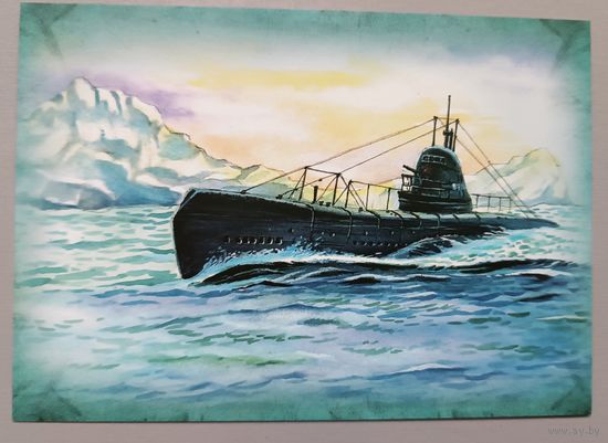 Подводные лодки. Набор из 5-ти открыток