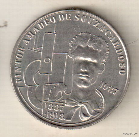 Португалия 100 эскудо 1987 100 лет со дня рождения Амадеу ди Соуза-Кардозу