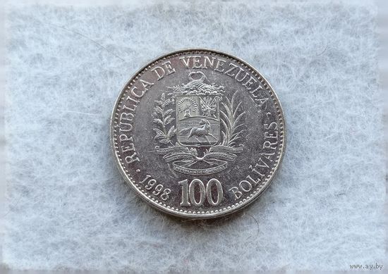 Werty71 Венесуэла 100 боливаров 1998