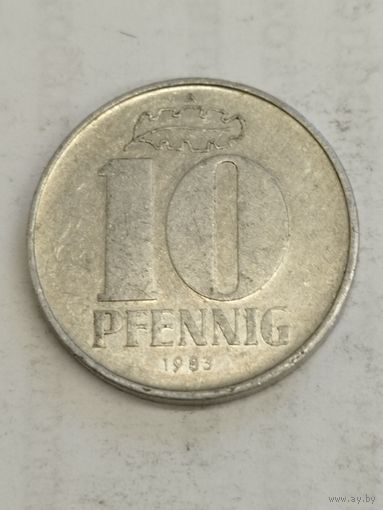ГДР 10 пфенинг 1983