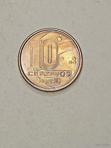 Бразилия 10 сентаво  1990 года