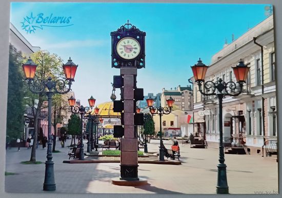 Улица Советская в Бресте. Открытка, глянец