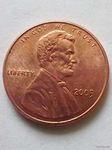 США 1 цент 2005 г.
