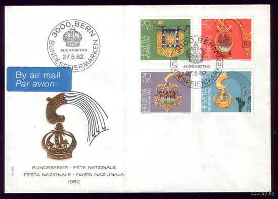 КПД 1982 год Швейцария 1223-1226