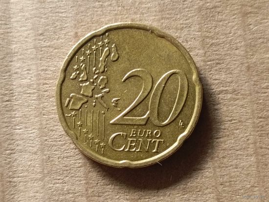Германия 20 евроцентов, 2002"G". (Н.Я)