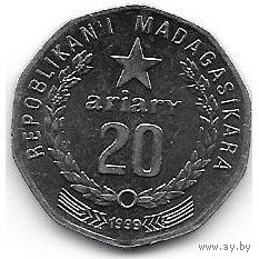 Мадагаскар 20 ариари, 1999 UNC