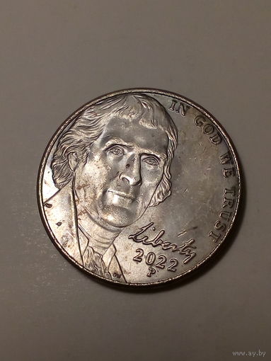 5 центов США 2022 P год