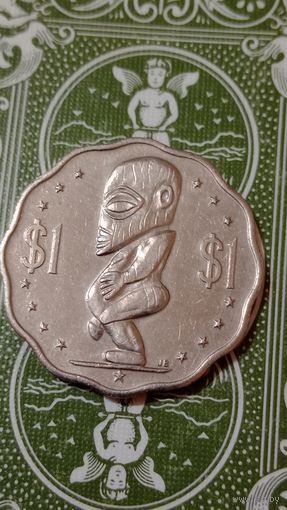 Острова Кука 1 доллар 1992