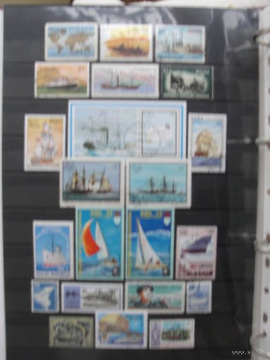 Продажа коллекции с 1 рубля! История судостроения на почтовых марках мира.