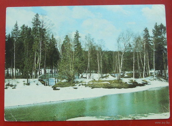 Весенний пейзаж. Чистая. 1984 года. Фото Давыдова. 1329.