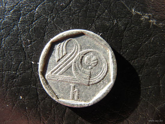 Чехия. 20 геллеров. 1995. С 20 копеек. Распродажа коллекции. Смотрите другие лоты.