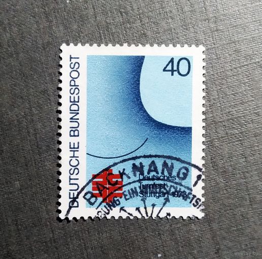 Марка Германия 1983 год Соревнования по спортивной гимнастике