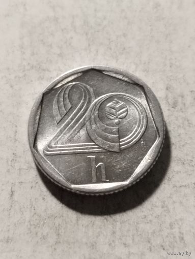 Чехия 20 геллер 1996