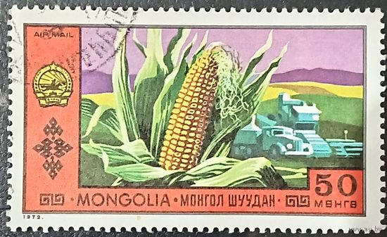Монголия 1972. Флора. Кукуруза