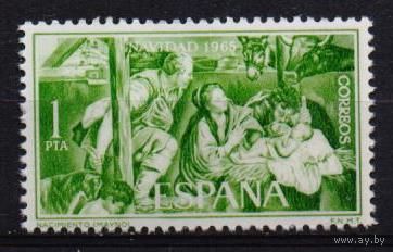 Испания 1965 Рождество. Живопись MNH**