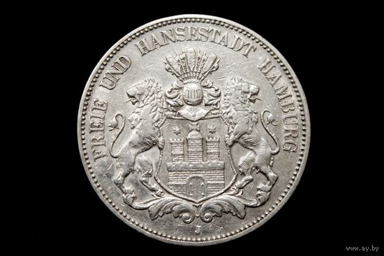 5 марок 1903 г, Гамбург (Германия)