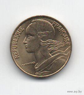 ФРАНЦУЗСКАЯ РЕСПУБЛИКА. 5 САНТИМОВ 1992. 3 складки плаща. НЕЧАСТАЯ