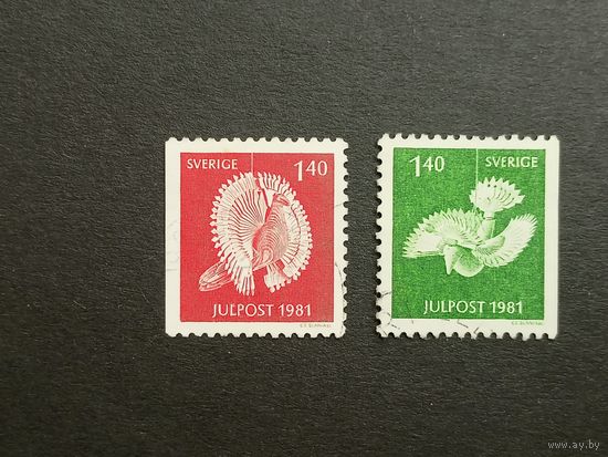 Швеция 1981. Рождественская почта. Полная серия