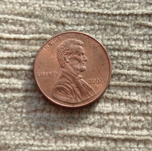 Werty71 США 1 цент 2002 D