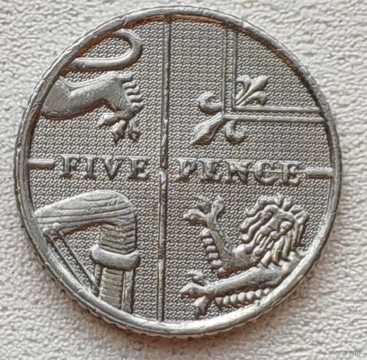 Великобритания 5 пенсов 2010