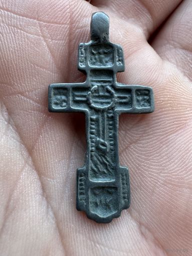 Крестик нательный старинный "Восьмиконечный"