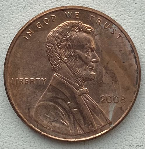США 1 цент 2008 г.