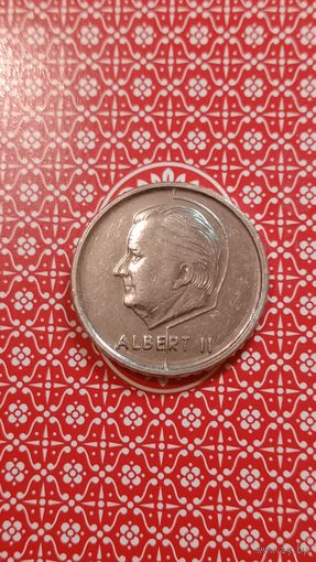 Бельгия 50 франков 1998 фламандская надпись