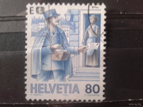 Швейцария 1986 Стандарт, почта 80с