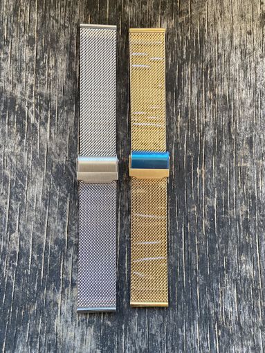 Браслеты миланское плетение 22 мм (Лот с рубля)