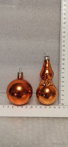 Ёлочные игрушки. Клоун-снеговик +шар. 9-13