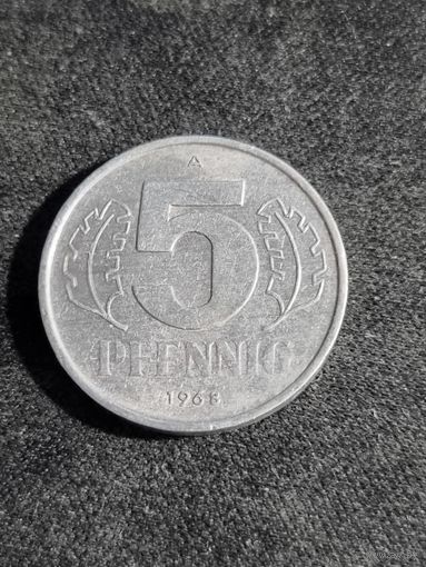 ГДР 5 пфеннигов 1968 #2