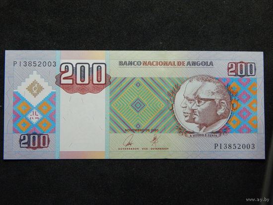 Ангола 200 кванза 2003г.AU