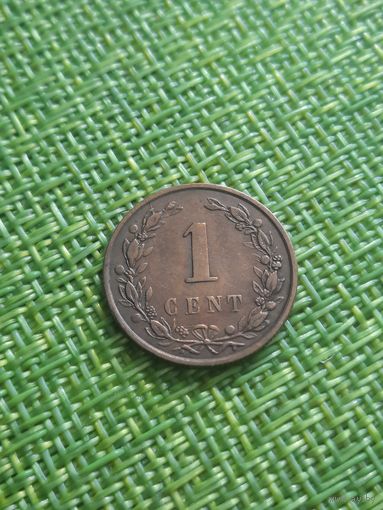 Нидерланды 1 цент 1900  г
