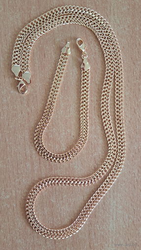 Комплект бижутерии, новый, мед.сплав