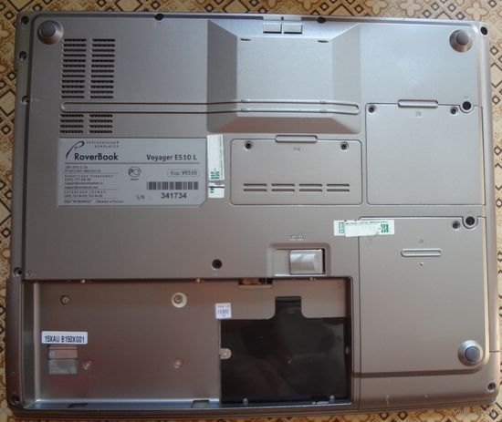 Ноутбук RoverBook voyager e510l, жёсткий диск SCSI, батарея