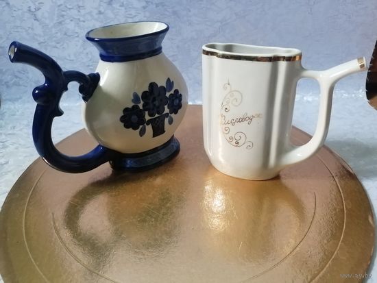 Бюветницы поилки фарфор СССР 1980е ВИНТАЖНЫЕ