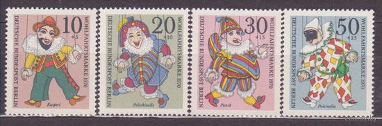 ГЕРМАНИЯ, Западный Берлин 373-376, ** Театр кукол 1970