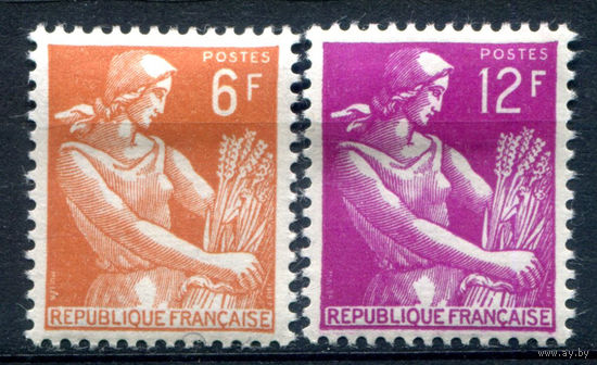 Франция - 1957г. - Стандартный выпуск - 2 марки - полная серия, MH [Mi 1148-1149]. #2-Fr-47-A-2