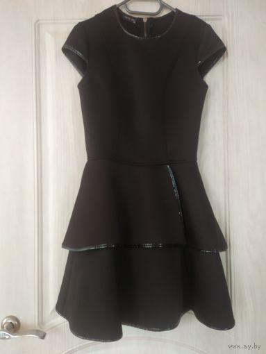 Платье из неопрена чёрное праздничное пвшное