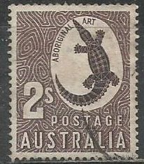 Австралия. Крокодил. 1948г. Mi#186.