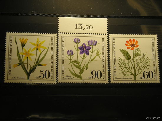ФРГ, Зап. Берлин 1980 Цветы