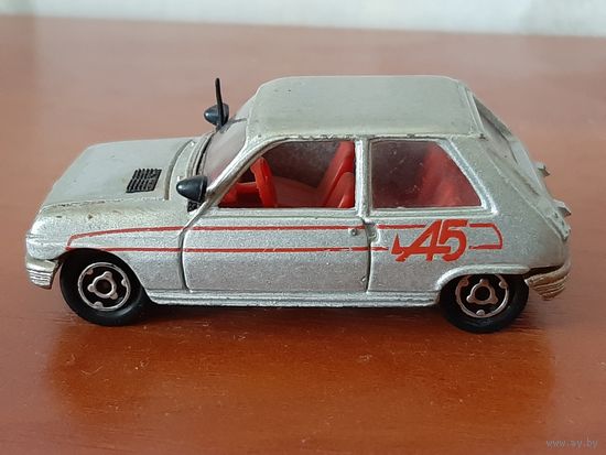 MAJORETTE Renault 5 R-5 N257 Made in France 1980.
