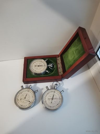 Часы секундомеры СССР СЛАВА 3 штуки с 1 рубля